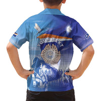 Personalised Marshall Islands Remembrance Day Family Matching Puletasi and Hawaiian Shirt We Will Always Remember LT05 - Polynesian Pride