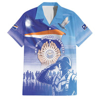 Personalised Marshall Islands Remembrance Day Hawaiian Shirt We Will Always Remember LT05 Blue - Polynesian Pride