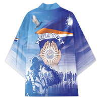 Personalised Marshall Islands Remembrance Day Kimono We Will Always Remember LT05 - Polynesian Pride