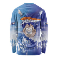 Personalised Marshall Islands Remembrance Day Long Sleeve Shirt We Will Always Remember