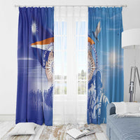 Marshall Islands Remembrance Day Window Curtain We Will Always Remember