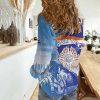 Personalised Marshall Islands Remembrance Day Women Casual Shirt We Will Always Remember LT05 - Polynesian Pride