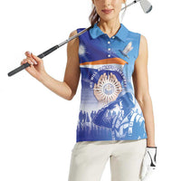 Personalised Marshall Islands Remembrance Day Women Sleeveless Polo Shirt We Will Always Remember