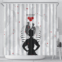 New Zealand ANZAC Day Shower Curtain For The Nurse Lest We Forget