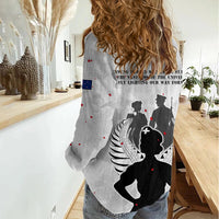 New Zealand ANZAC Day Women Casual Shirt For The Nurse Lest We Forget LT05 - Polynesian Pride