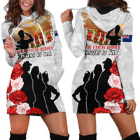New Zealand ANZAC Day Hoodie Dress The Unsung Heroes Sisters of War LT05 - Polynesian Pride