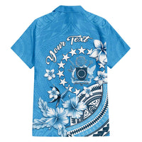 Personalised Penrhyn Gospel Day Family Matching Short Sleeve Bodycon Dress and Hawaiian Shirt Cook Islands Tribal Pattern