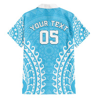 Custom Cook Islands Mauke Hawaiian Shirt Polynesian Tribal Tattoo