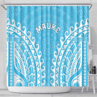 Custom Cook Islands Mauke Shower Curtain Polynesian Tribal Tattoo