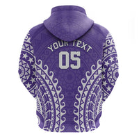 Custom Cook Islands Rarotonga Hoodie Polynesian Tribal Tattoo