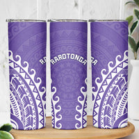 Cook Islands Rarotonga Skinny Tumbler Polynesian Tribal Tattoo