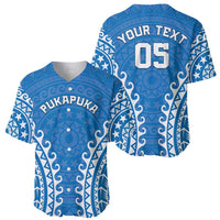 Custom Cook Islands Pukapuka Baseball Jersey Polynesian Tribal Tattoo