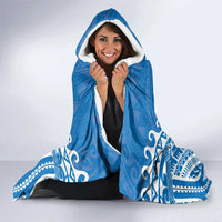 Custom Cook Islands Pukapuka Hooded Blanket Polynesian Tribal Tattoo