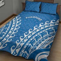 Custom Cook Islands Pukapuka Quilt Bed Set Polynesian Tribal Tattoo