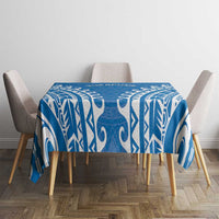Custom Cook Islands Pukapuka Tablecloth Polynesian Tribal Tattoo