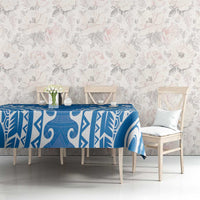 Custom Cook Islands Pukapuka Tablecloth Polynesian Tribal Tattoo