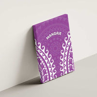 Custom Cook Islands Mangaia Canvas Wall Art Polynesian Tribal Tattoo