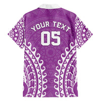 Custom Cook Islands Mangaia Family Matching Summer Maxi Dress and Hawaiian Shirt Polynesian Tribal Tattoo LT05 - Polynesian Pride