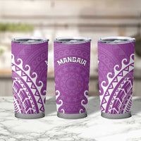 Cook Islands Mangaia Tumbler Cup Polynesian Tribal Tattoo