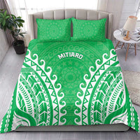 Custom Cook Islands Mitiaro Bedding Set Polynesian Tribal Tattoo