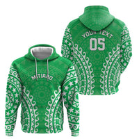 Custom Cook Islands Mitiaro Hoodie Polynesian Tribal Tattoo