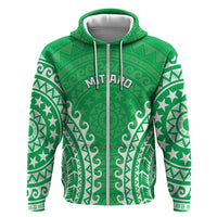 Custom Cook Islands Mitiaro Hoodie Polynesian Tribal Tattoo