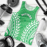 Custom Cook Islands Mitiaro Men Tank Top Polynesian Tribal Tattoo LT05