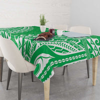 Custom Cook Islands Mitiaro Tablecloth Polynesian Tribal Tattoo