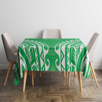 Custom Cook Islands Mitiaro Tablecloth Polynesian Tribal Tattoo