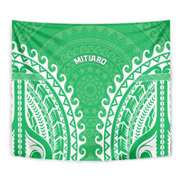 Custom Cook Islands Mitiaro Tapestry Polynesian Tribal Tattoo