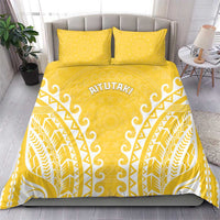 Custom Cook Islands Aitutaki Bedding Set Polynesian Tribal Tattoo