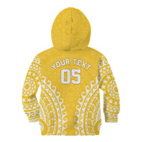 Custom Cook Islands Aitutaki Kid Hoodie Polynesian Tribal Tattoo