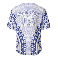 Custom Cook Islands Palmerston Baseball Jersey Polynesian Tribal Tattoo