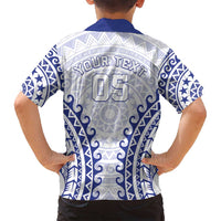 Custom Cook Islands Palmerston Family Matching Long Sleeve Bodycon Dress and Hawaiian Shirt Polynesian Tribal Tattoo