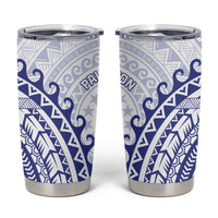 Cook Islands Palmerston Tumbler Cup Polynesian Tribal Tattoo