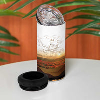 Australia And New Zealand ANZAC Day 4 in 1 Can Cooler Tumbler Battle Of Beersheba