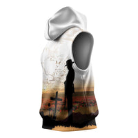 Australia And New Zealand ANZAC Day Sleeveless Hoodie Battle Of Beersheba