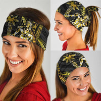 Filipinos Lapu Lapu Hero Neck Gaiter Gold Polynesian Tribal Tattoo LT05 - Polynesian Pride