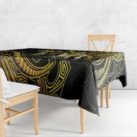 Filipinos Lapu Lapu Hero Tablecloth Gold Polynesian Tribal Tattoo