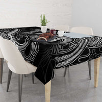 Filipinos Lapu Lapu Hero Tablecloth Black Polynesian Tribal Tattoo