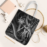Filipinos Lapu Lapu Hero Tote Bag Black Polynesian Tribal Tattoo