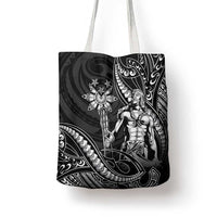 Filipinos Lapu Lapu Hero Tote Bag Black Polynesian Tribal Tattoo