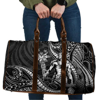 Filipinos Lapu Lapu Hero Travel Bag Black Polynesian Tribal Tattoo