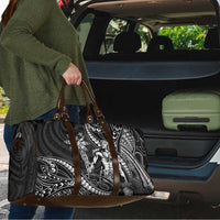 Filipinos Lapu Lapu Hero Travel Bag Black Polynesian Tribal Tattoo