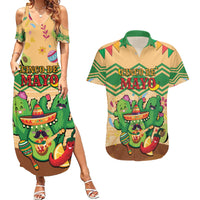 Personalised Hawaii Cinco De Mayo Couples Matching Summer Maxi Dress and Hawaiian Shirt Funny Style