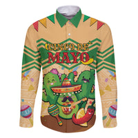 Personalised Hawaii Cinco De Mayo Family Matching Summer Maxi Dress and Hawaiian Shirt Funny Style LT05 Dad's Shirt - Long Sleeve Brown - Polynesian Pride