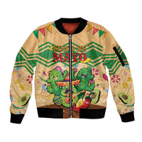 Personalised Hawaii Cinco De Mayo Sleeve Zip Bomber Jacket Funny Style