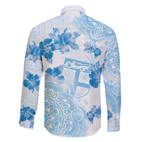 Happy Fiji Girmit Day Family Matching Tank Maxi Dress and Hawaiian Shirt Fijian Tapa With Mandala Pattern