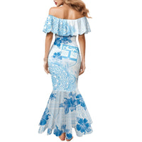 Happy Fiji Girmit Day Mermaid Dress Fijian Tapa With Mandala Pattern LT05 - Polynesian Pride
