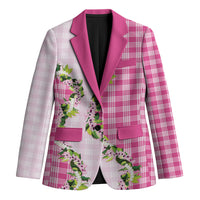 Pink Hawaii Palaka Blazer Maile Pikake Honohono Orchid Lei